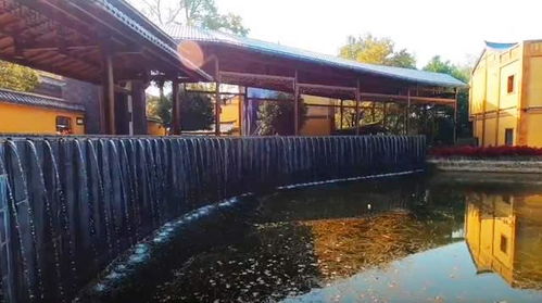 游覽武漢黃陂大山里一座花鄉景區 遍布古樸建筑,宛若江南庭院